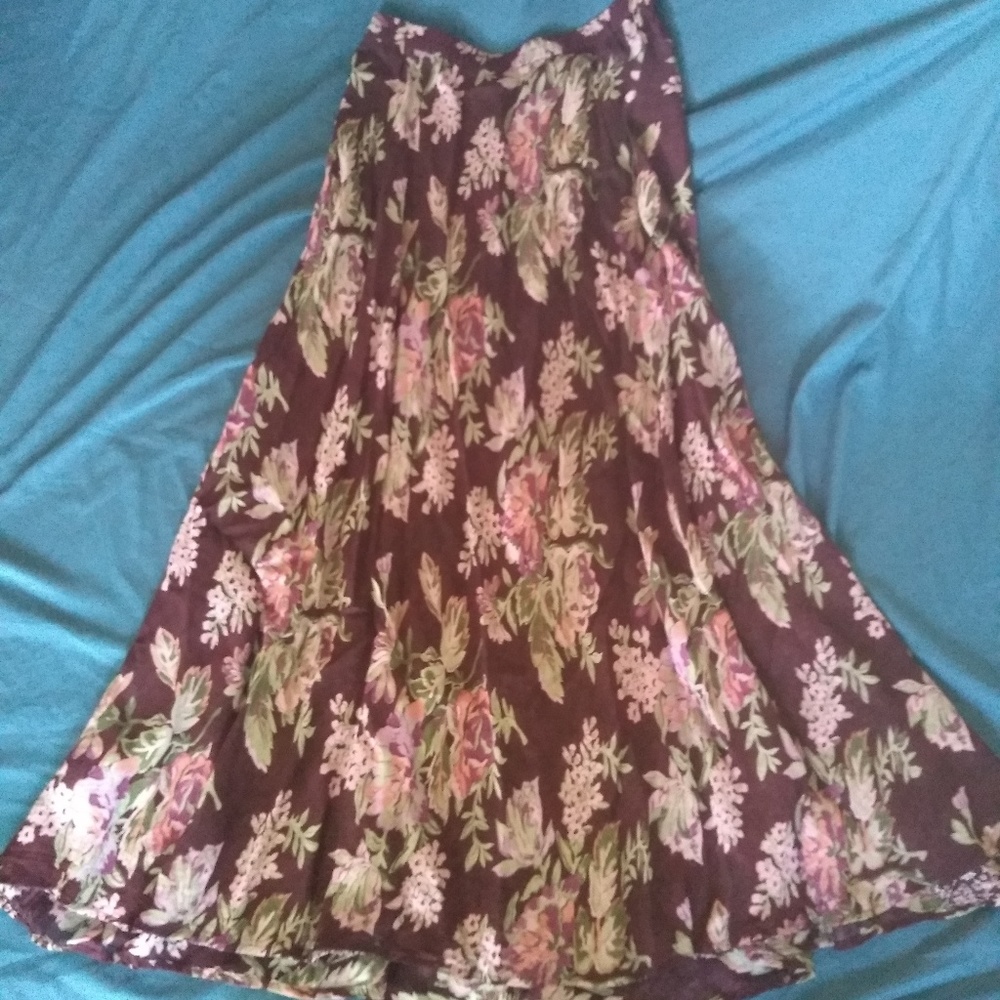 Coldwater Creek Reversible Skirt Sz M